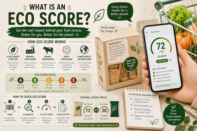 Eco Score Food Explained: What It Means & How to Check