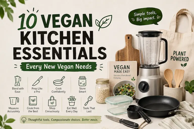 10 Vegan Kitchen Essentials Every New Vegan Needs